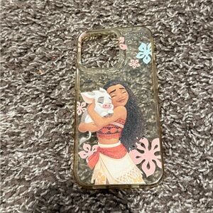 Clear i Phone 13 pro Case with moana and pua